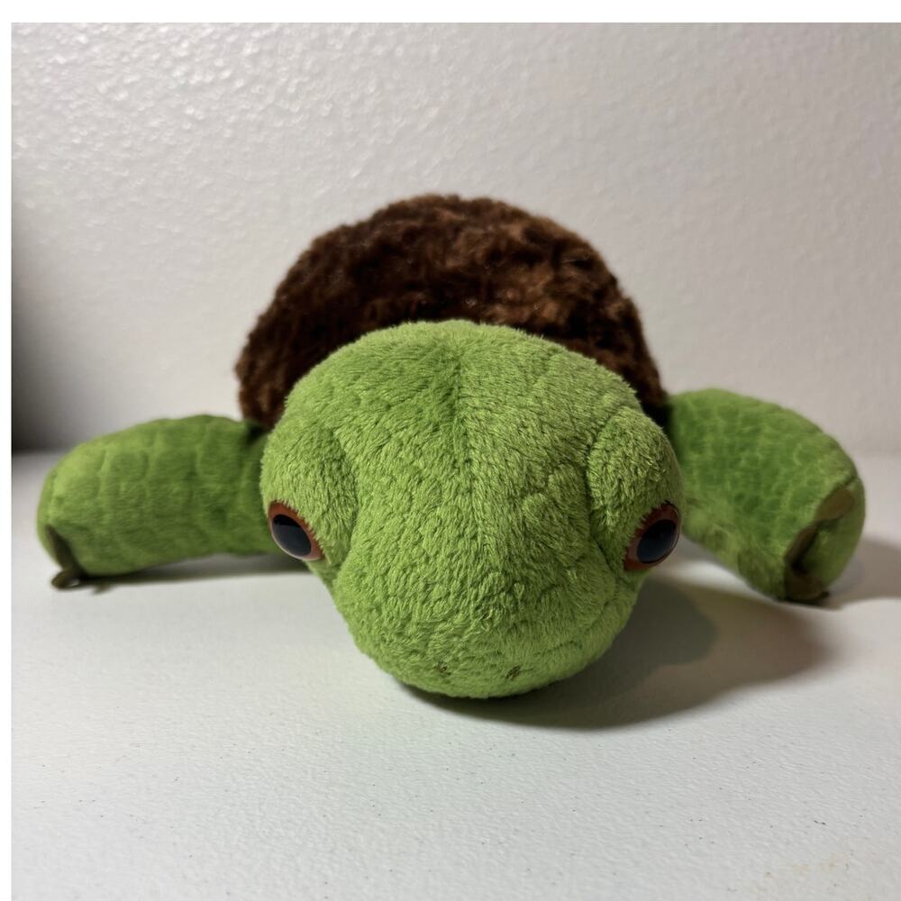 Foolish Green and Brown Tortoise 14" Plush Kohl's Cares Turtle Stuffed Animal